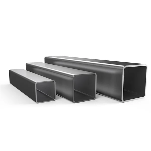 6 m bina karbon polad qara kvadrat boru